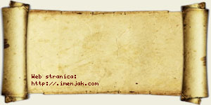 Jabuka Joksimović vizit kartica